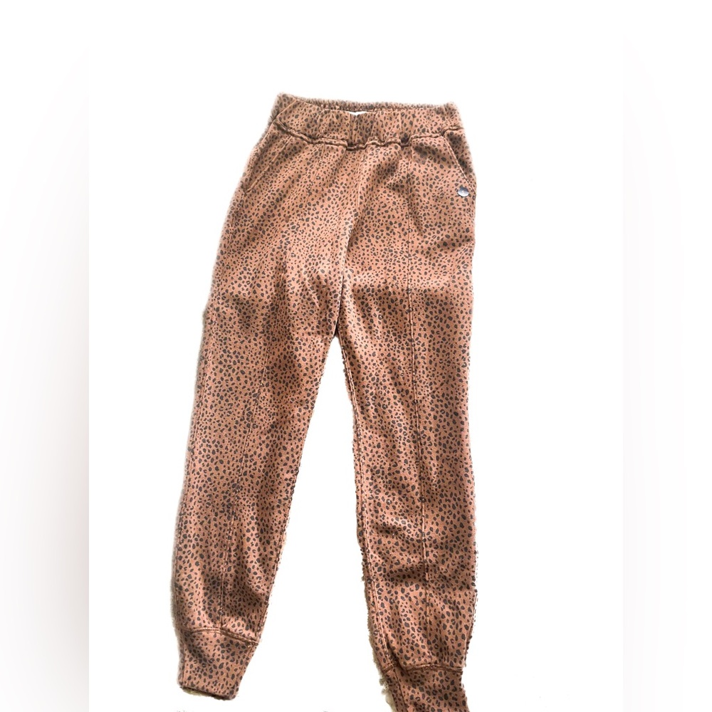 🐆 Abercrombie & Fitch Womens Leopard Print Pocketed Joggers/Sweatpants 🐆
